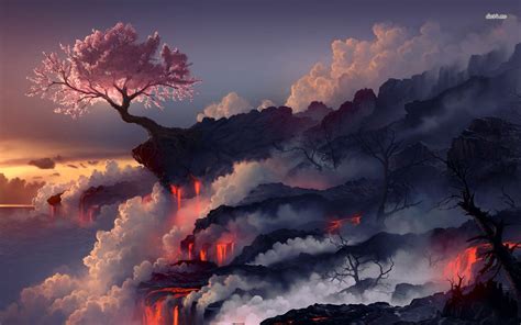 Feel free to download, share, comment and discuss every wallpaper you like. Volcano Desktop Wallpaper - WallpaperSafari