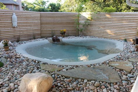 Relaxing Private Backyard Beach Pool By Biodesign Pools Backyard Beach Small Swimming Pools