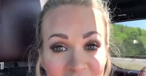 Carrie Underwood Shares Close Up Video Of Her Face