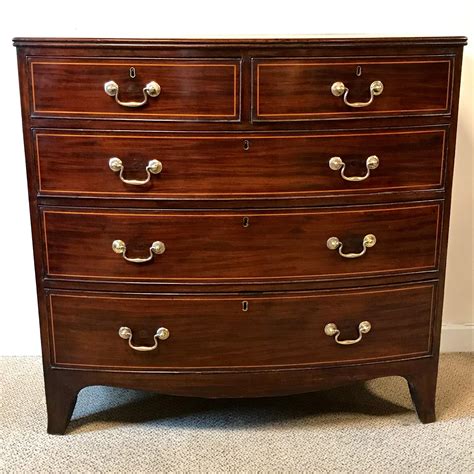 George Iii Period Mahogany Chest Of Drawers Antique Chest Of Drawers