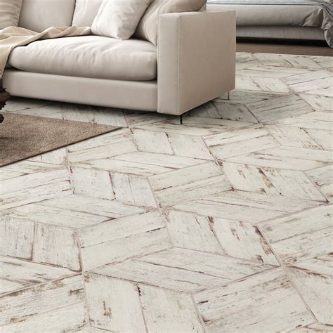 As the floors are used, the grout can start to look dirty or dingy. EliteTile Rama 7" x 17" Porcelain Wood Look Tile in Blanco & Reviews | Wayfair