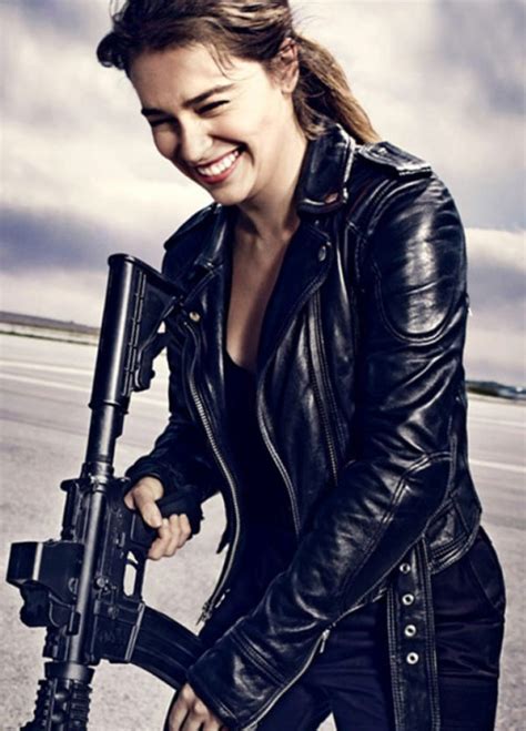 Sarah Connor Emilia Clarke Terminator Genisys Jacket