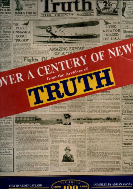 Over A Century Of News From Australias Truth Newspaper Big Book