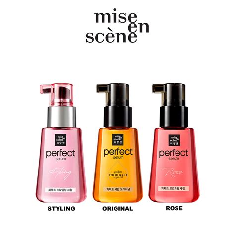 Mise En Scene Perfect Serum Ml Original Styling Rose Shopee Malaysia