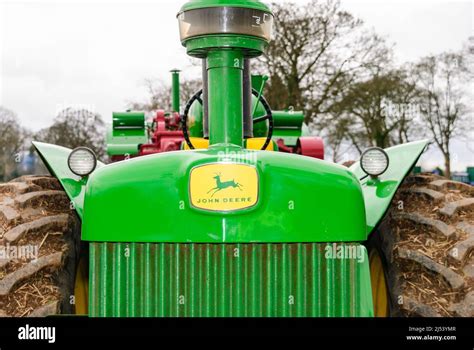 Vintage John Deere Tractor Stock Photo Alamy