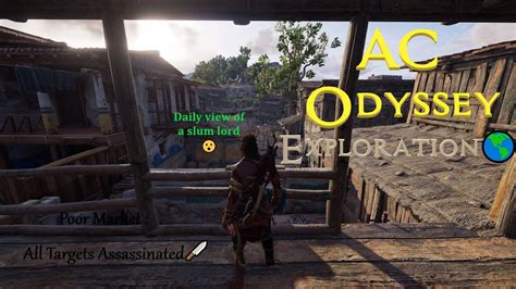 Assassin S Creed Odyssey Poor Market Youtube