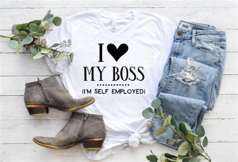 I Love My Boss Ladies T Shirt Womens Wear Comfort Etsy