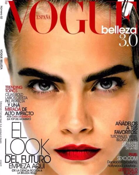 Cara Delevingne Covers The Vogue Magazine Spain February Cara