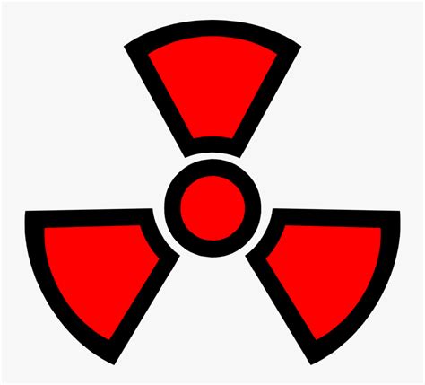 Vector Illustration Of Nuclear Fallout Radioactive Radioactive Sign