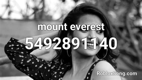 Identifying the mood of a piece automatically would be extremely useful for sorting large. mount everest Roblox ID - Roblox music codes