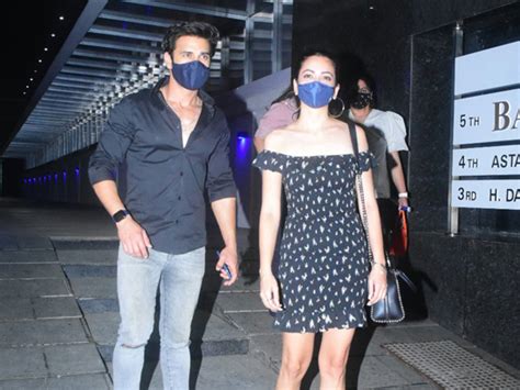 Kriti Kharbanda Pulkit Samrat Spotted At Hakkasan Bandra