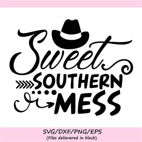 Sweet Southern Mess Svg Southern Svg Country Girl Svg Cut Hot Sex Picture