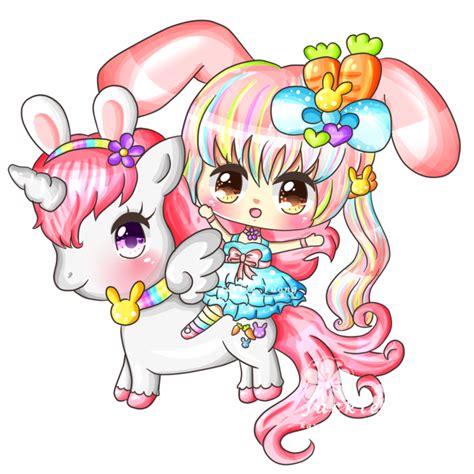 I Love My Unicorn By Kawaiiijackiiie On Deviantart Cute Anime Chibi