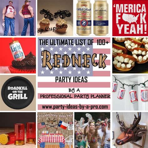 Ultimate List Redneck Party Ideasby A Professional Party Planner