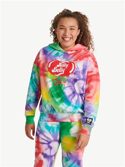 justice x jelly belly girl s sweet fleece hoodie sizes xs xlp