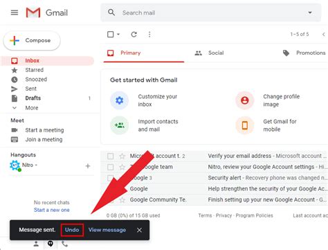 Cara Unsend Email Di Gmail Outlook Dan Yahoo Mail Nitrotekno