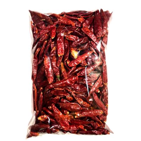 Dried Red Chilli Whole Stemless 200g Lakfood