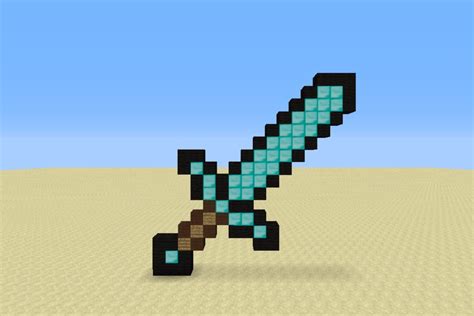 Pixel Art Minecraft Iron Sword Clip Art Library