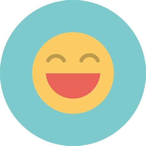 Big Smile Smiley Face Emoticon Network And Communication Icons
