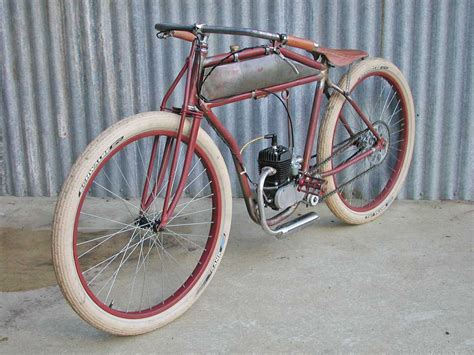 Guys built them on farms and garages with what they could find in the early 1900's then took them to places like davenport iowa or. 1912 Indian inspired Board Track racer | Rat Rod Bikes