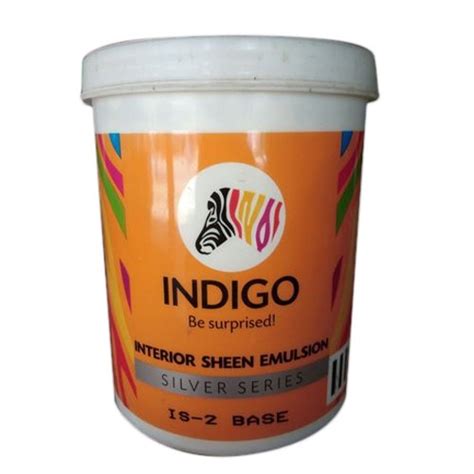 Indigo Is 2 Base Silver Series Interior Sheen Emulsion Paint At Rs 300