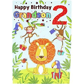 They'll bring you toys and lots of fun for girls and boys. Super Special Grandson Age 2 - 2nd Birthday Card: Amazon ...
