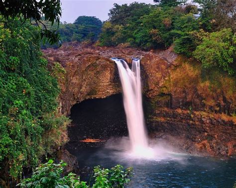 Tropical Rainforest Waterfalls Waterfall Wallpaper Beautiful