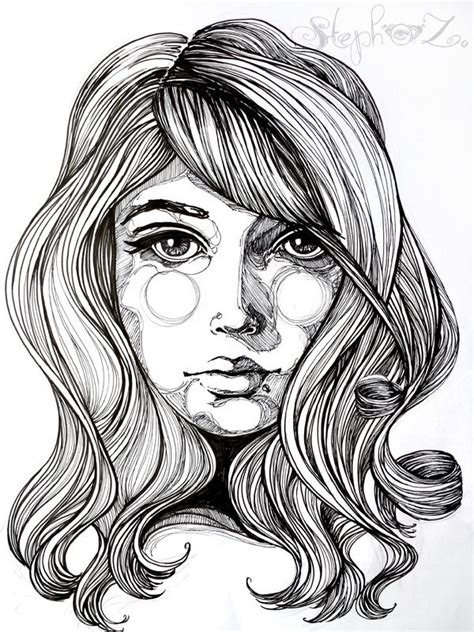 82 Best Steph Z Art Images On Pinterest Drawing Girls Line Art And
