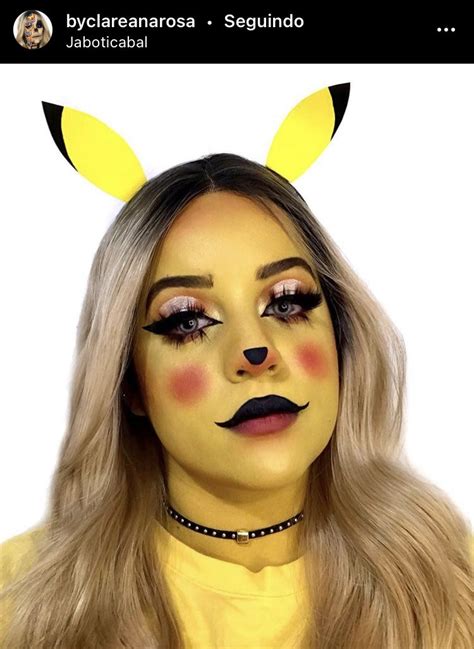 Pikachu Halloween Costume Halloween Makeup Clown Maquillage Halloween