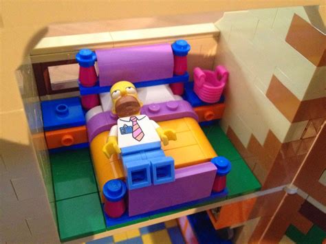 Fully Jointed Play Figures Lego The Simpsons House