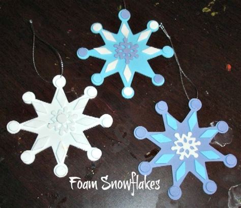 Foam Snowflakes Arts And Crafts For Kids St Patricks Crafts Winter
