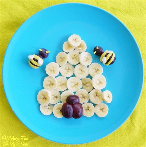 Kitchen Fun With My 3 Sons Bee Hive Fruit Snack Healthy Fruit Snacks