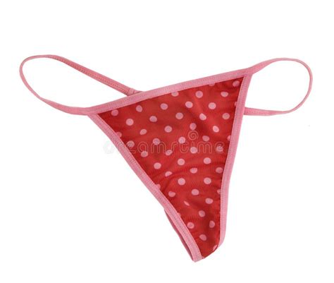 red thong lingerie panties stock image image of seduction 12277385