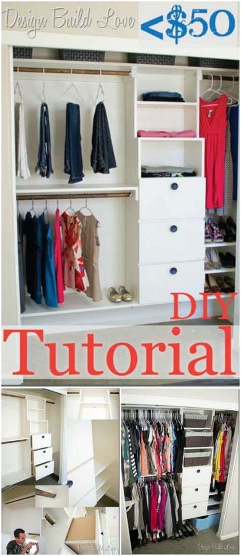 So i gathered up a bunch of diy closet organizers that you do yourself. 7 Beautifully Functional DIY Built-In Dressers to Utilize ...