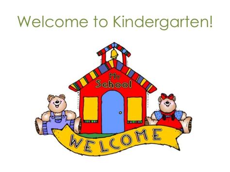 Welcome To Kindergarten For Posting