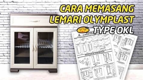 Lemari ini sangat mudah digunakan karena memiliki sistem knockdown (bongkar pasang). Cara Memasang Lemari Plastik Bongkar Pasang - LEMARIWEUH