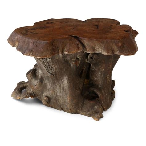 Arhaus furniture's selection of unique coffee & tea tables will set you apart from your friends. Vintage Dark Brown Tree Trunk Coffee Table For Sale at 1stdibs