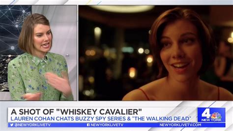 Lauren Cohan Chats Whiskey Cavalier And The Walking Dead New York Live Tv Youtube