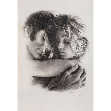 Lovers Asleep Sandu Liberman Lithograph Signed And Numbered In Pencil Chairish