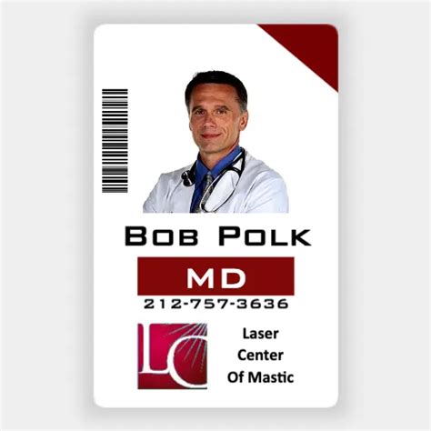 Doctor Id Vertical Great Selection Of Healthcare Worker Id