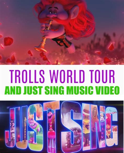 Trolls World Tour Just Sing Music Video Music Videos Singing Music