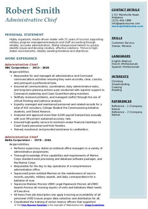 Baro english essay writing afsoomaali somalinet forums sales and. Administrative Chief Resume Samples | QwikResume