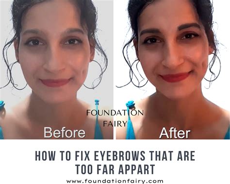 How To Fix Eyebrows That Are Too Far Apart Wvideo