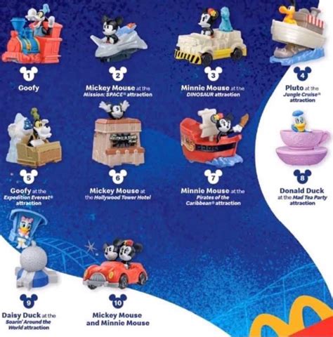 Mcdonalds Disney Happy Meal Toys Arrive In Time For Mickey And Minnie