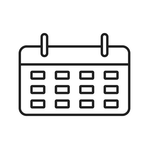 Calendar Icon Black Calendar Icon Free Download At Icons8