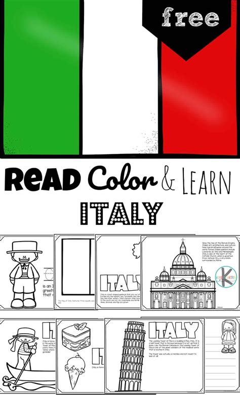 Kids Will Have Fun Learning About Italy With This Free Printable Italy