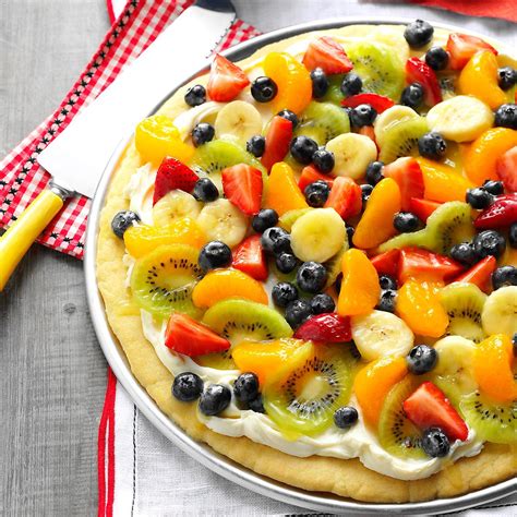 That means you can go for double . Summer Dessert Pizza Recipe | Taste of Home