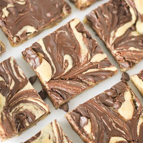 Chocolate Swirl Cookie Bars The Carefree Kitchen