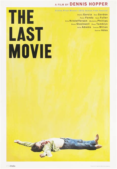 The Last Movie Original R2018 U S One Sheet Movie Poster Posteritati Movie Poster Gallery