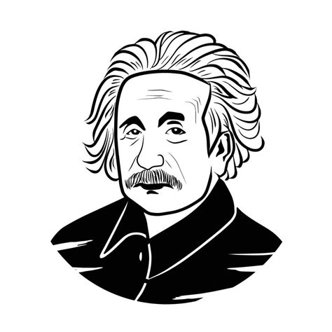 Albert Einstein Art Illustration 4297295 Vector Art At Vecteezy